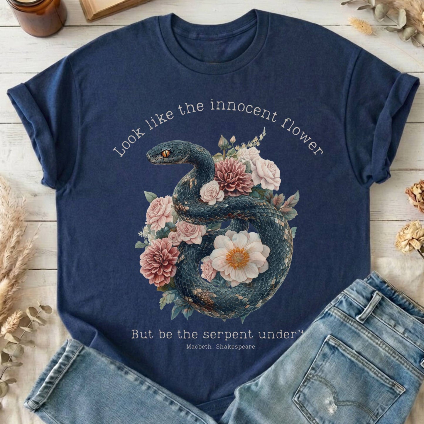 T-Shirt Navy / S Design 186 T-Shirt The Mystic Eden