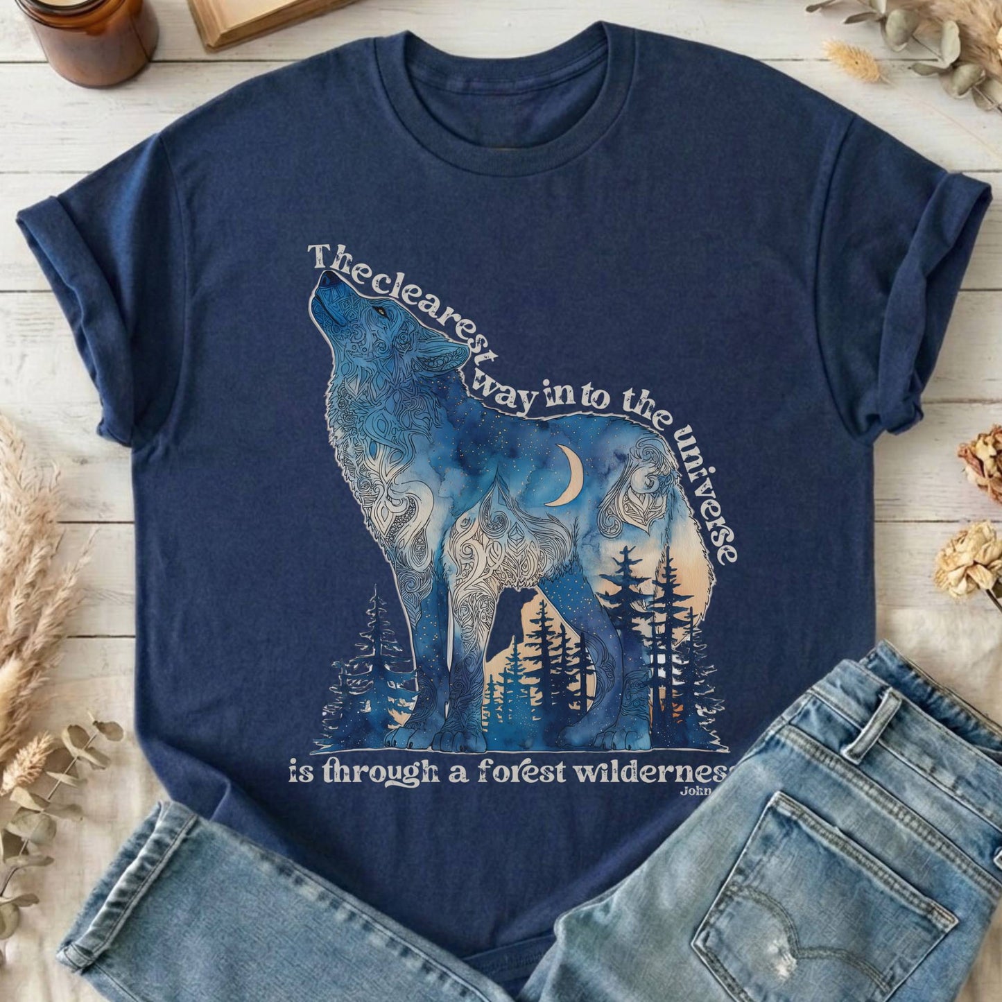 T-Shirt Navy / S Design 209 T-Shirt The Mystic Eden