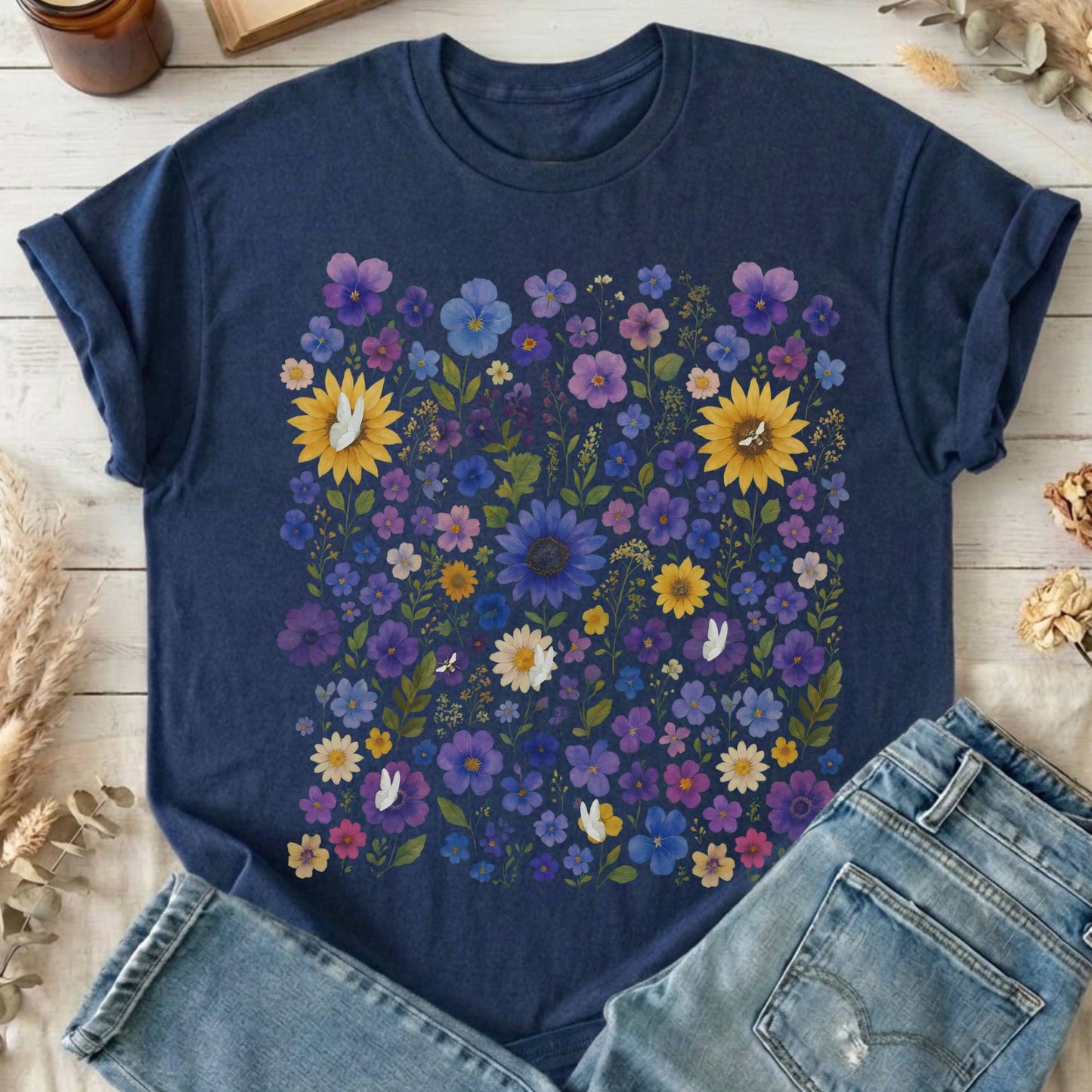 T-Shirt Navy / S Design 227 T-Shirt The Mystic Eden