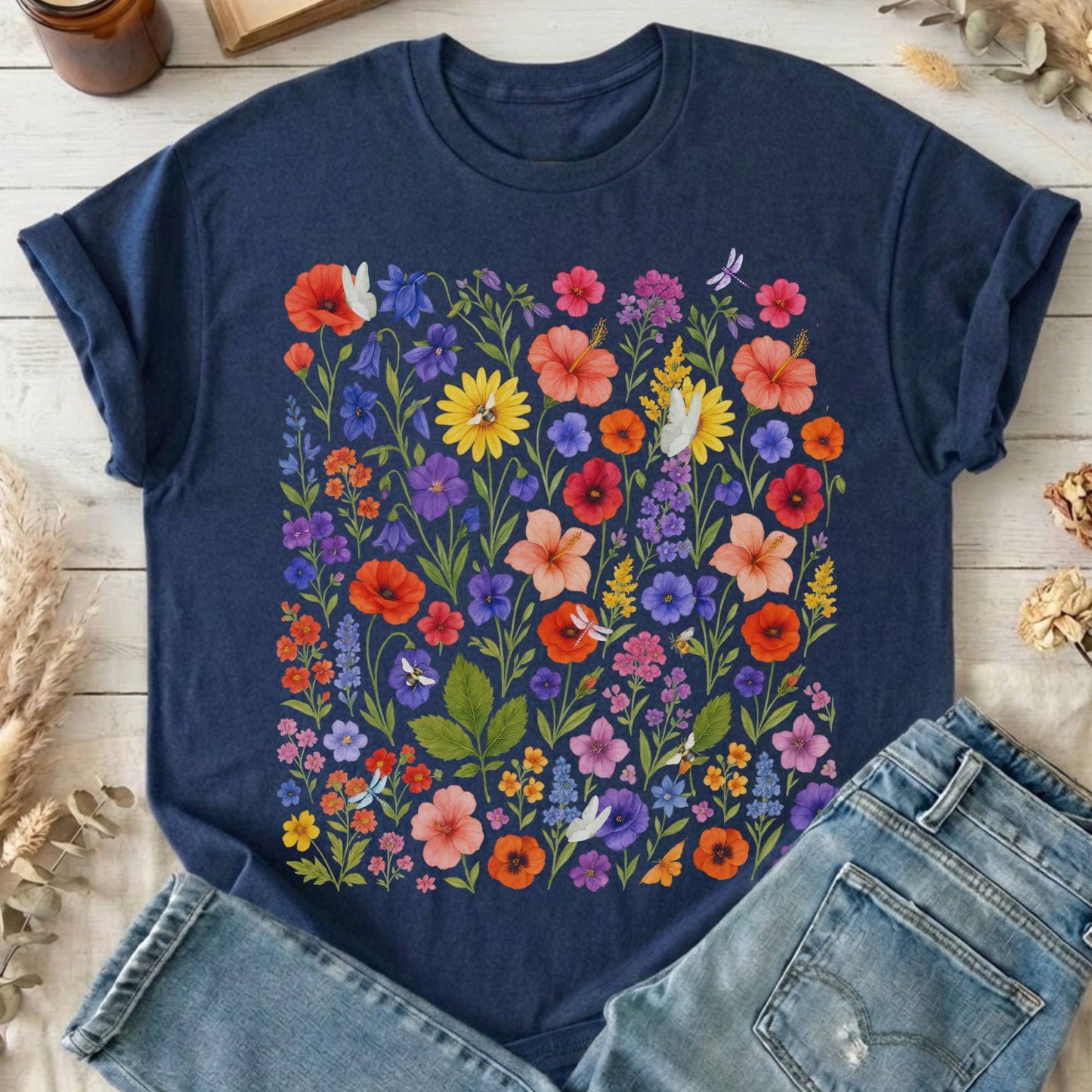T-Shirt Navy / S Design 229 T-Shirt The Mystic Eden