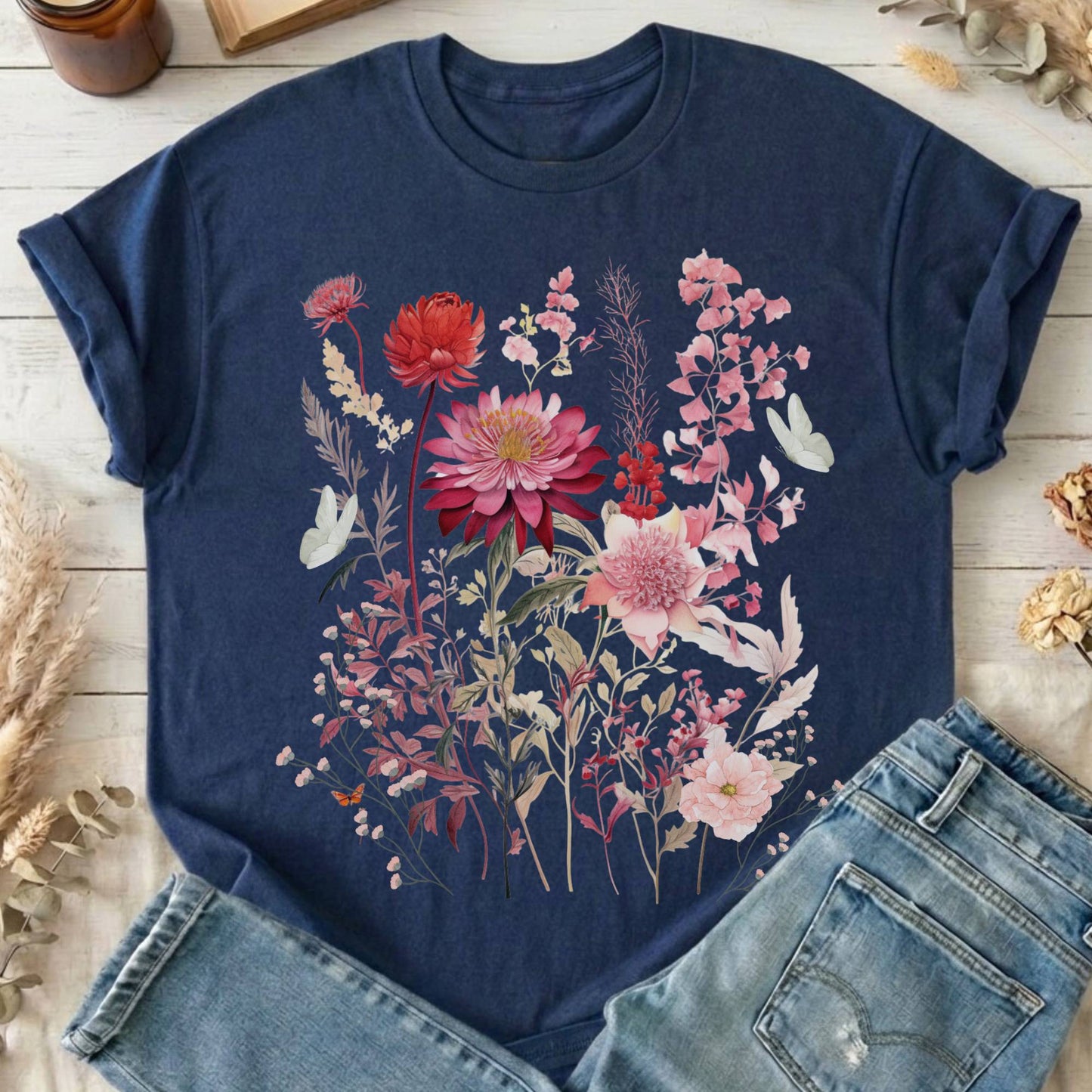 T-Shirt Navy / S Design 3 T-Shirt The Mystic Eden