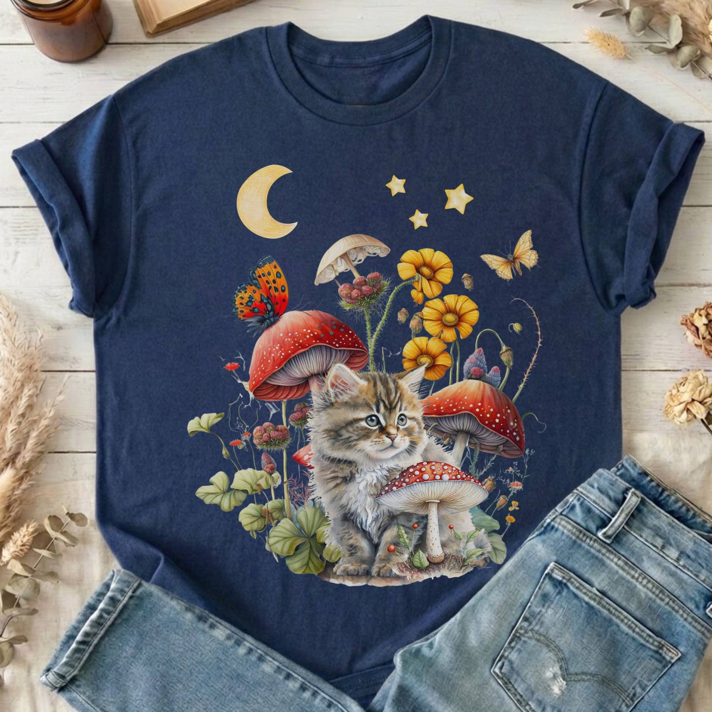 T-Shirt Navy / S Design 33 T-Shirt The Mystic Eden
