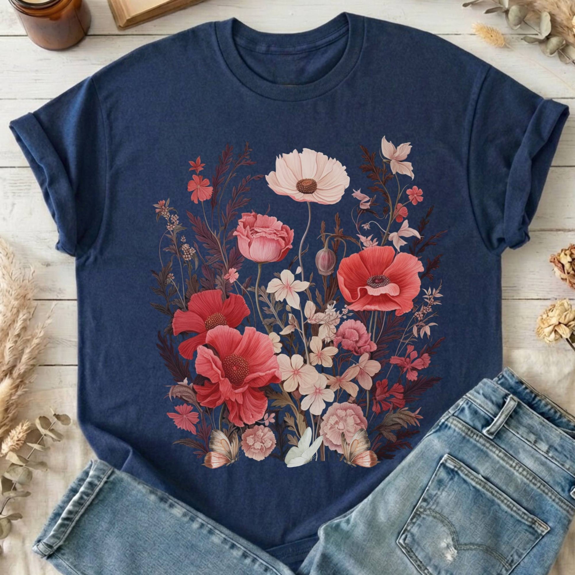 T-Shirt Navy / S Design 44 T-Shirt The Mystic Eden