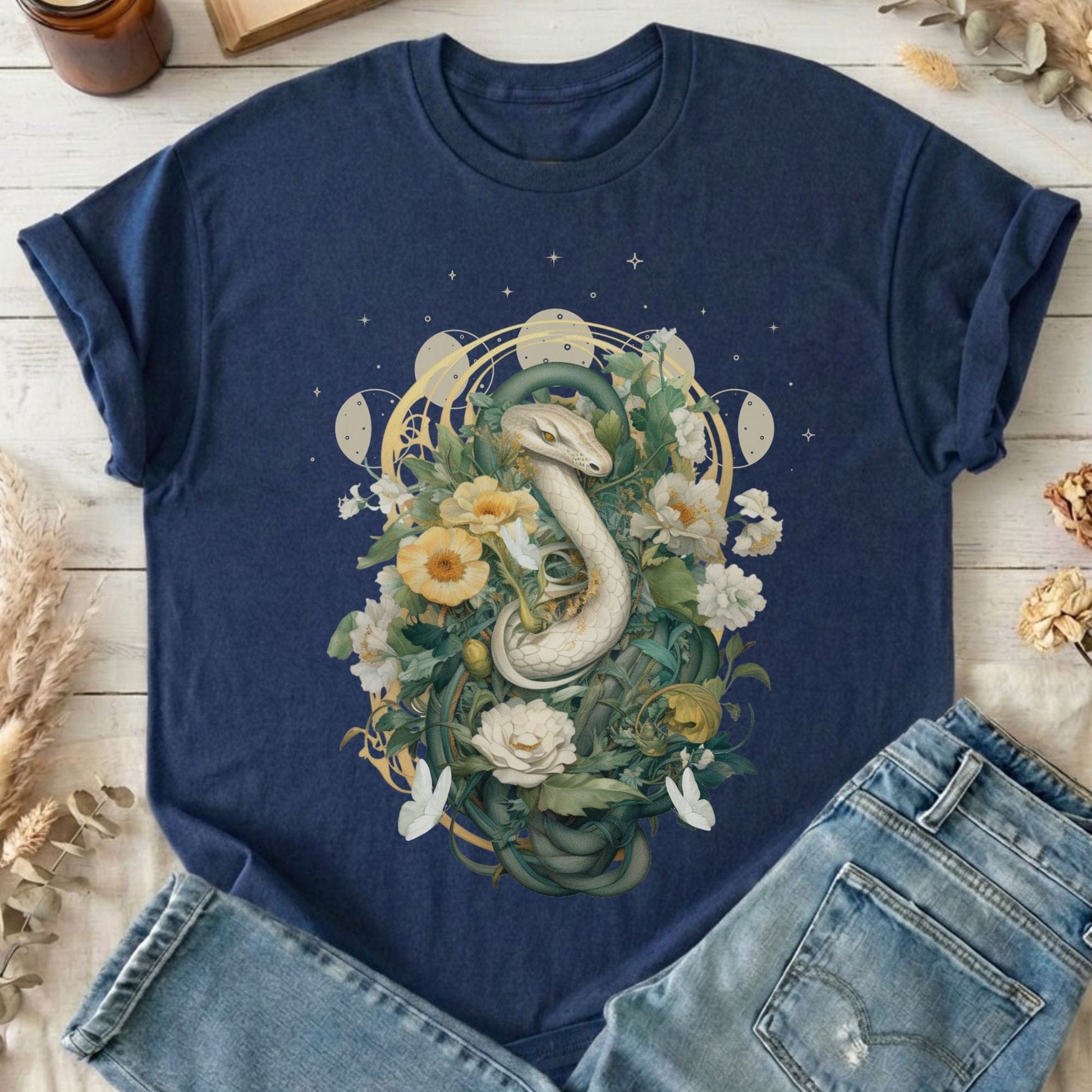 T-Shirt Navy / S Design 45 T-Shirt The Mystic Eden