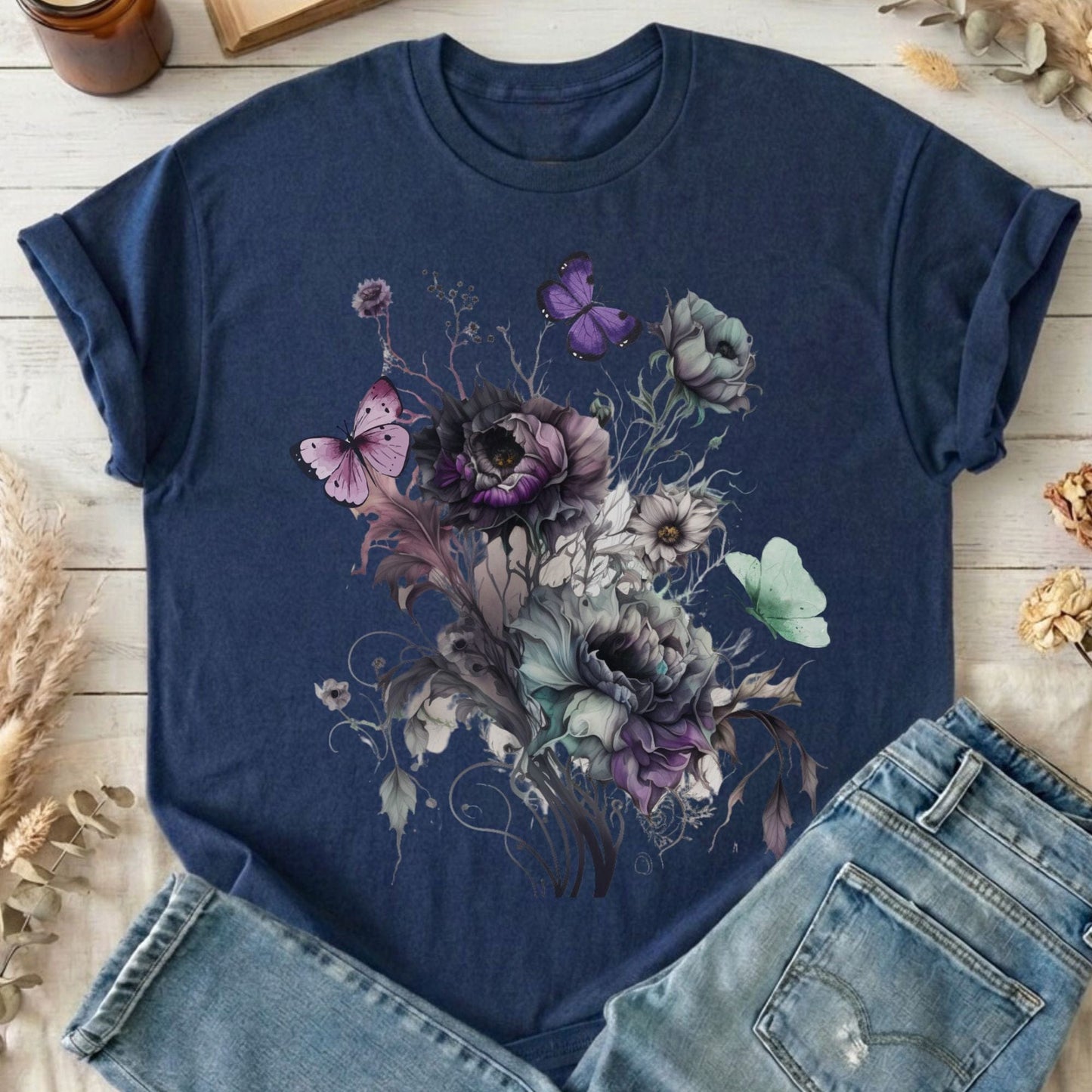 T-Shirt Navy / S Design 48 T-Shirt The Mystic Eden