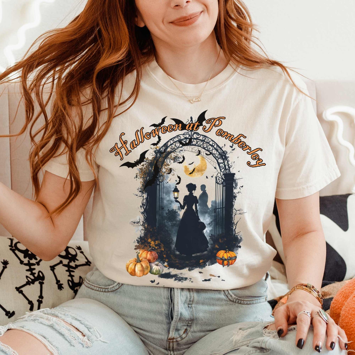 T-Shirt Pemberley Halloween Pride & Prejudice Shirt The Mystic Eden