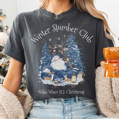 T-Shirt Pepper / S Rip Van Winkle's Winter Slumber Club Christmas Tee The Mystic Eden