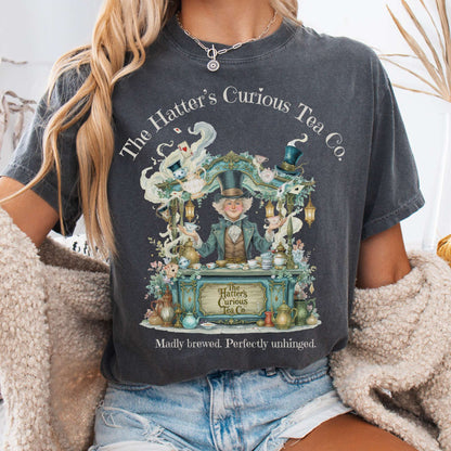 T-Shirt Pepper / S The Hatters Curious Tea Co T-Shirt The Mystic Eden