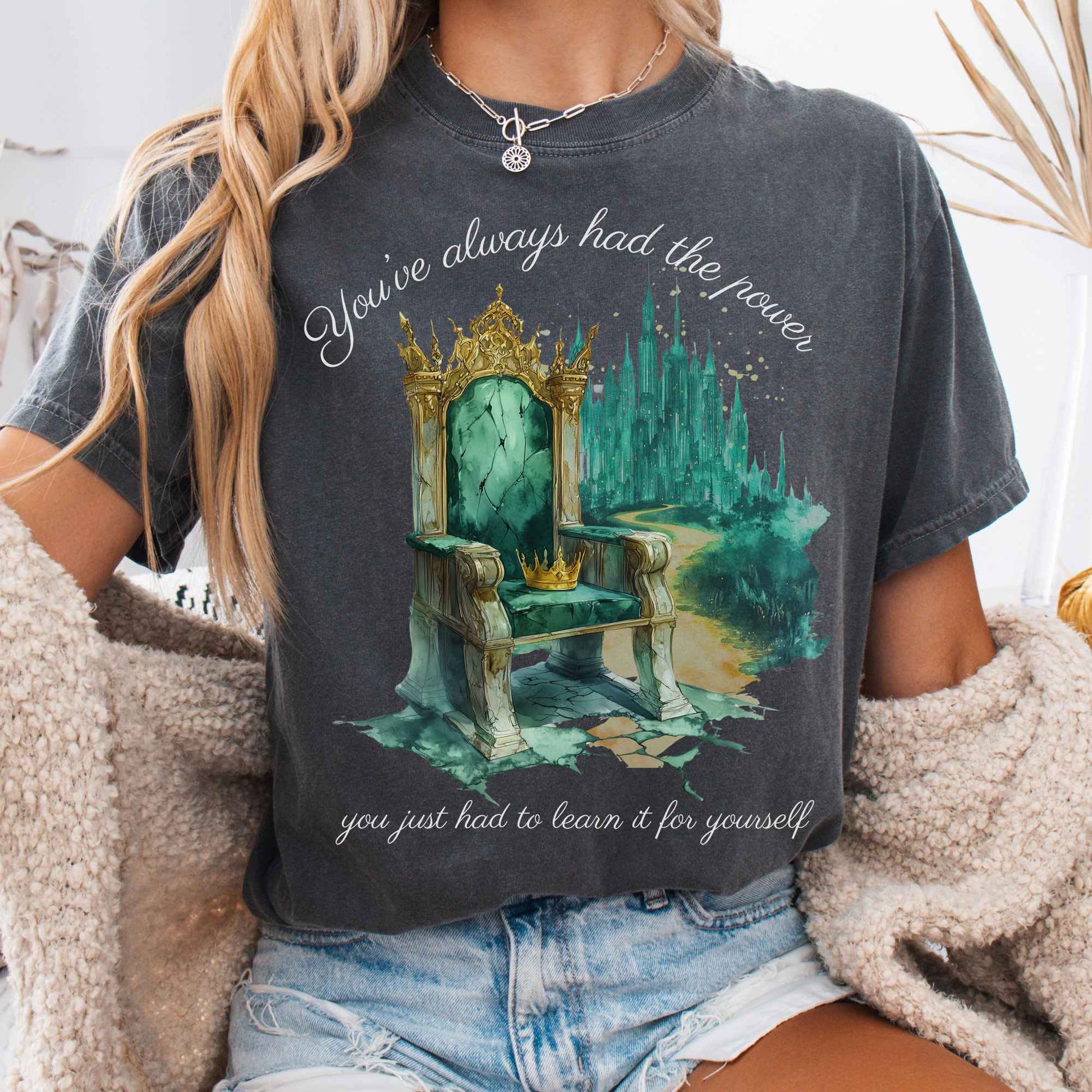 T-Shirt Pepper / S You've Always Had The Power Bookish Shirt The Mystic Eden