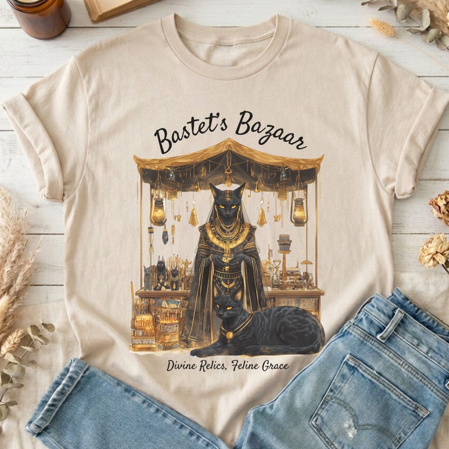 T-Shirt Sand / S Design 189 T-Shirt The Mystic Eden