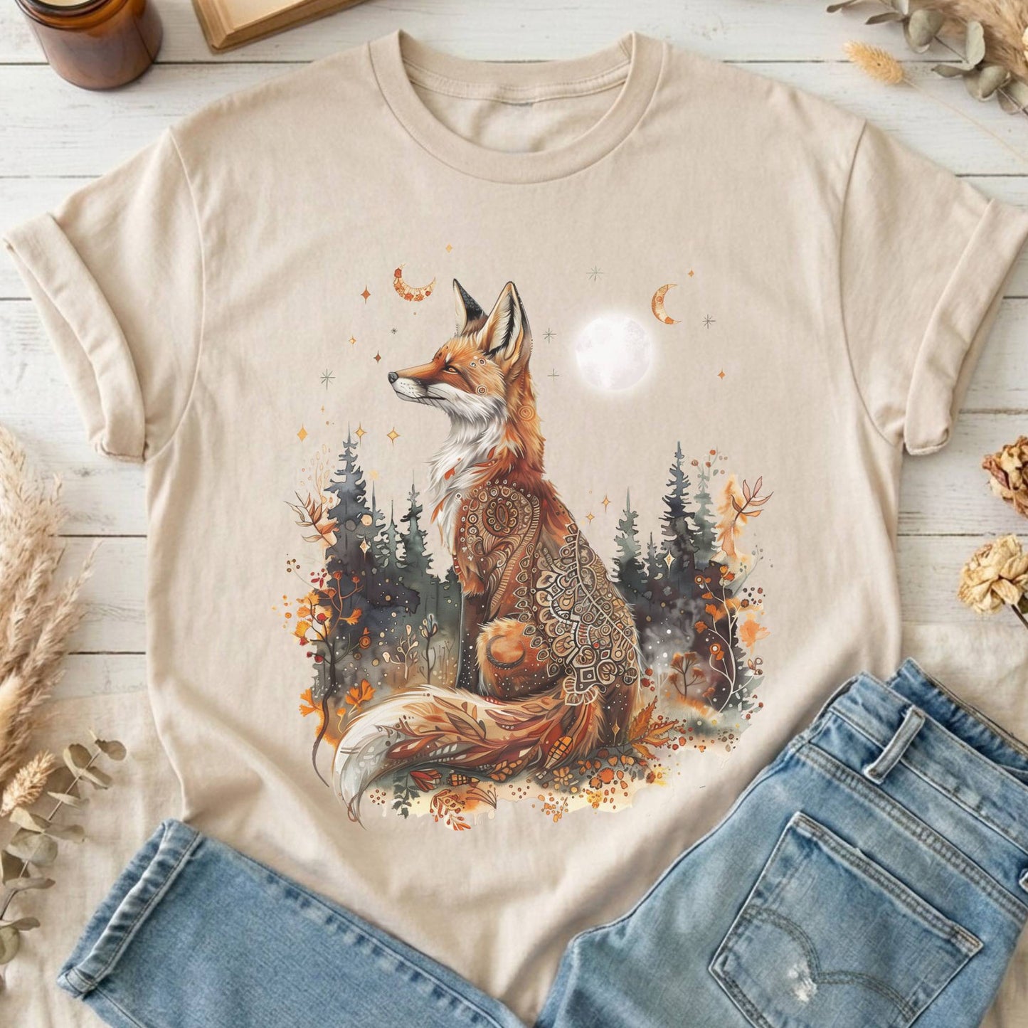 T-Shirt Sand / S Design 211 T-Shirt The Mystic Eden