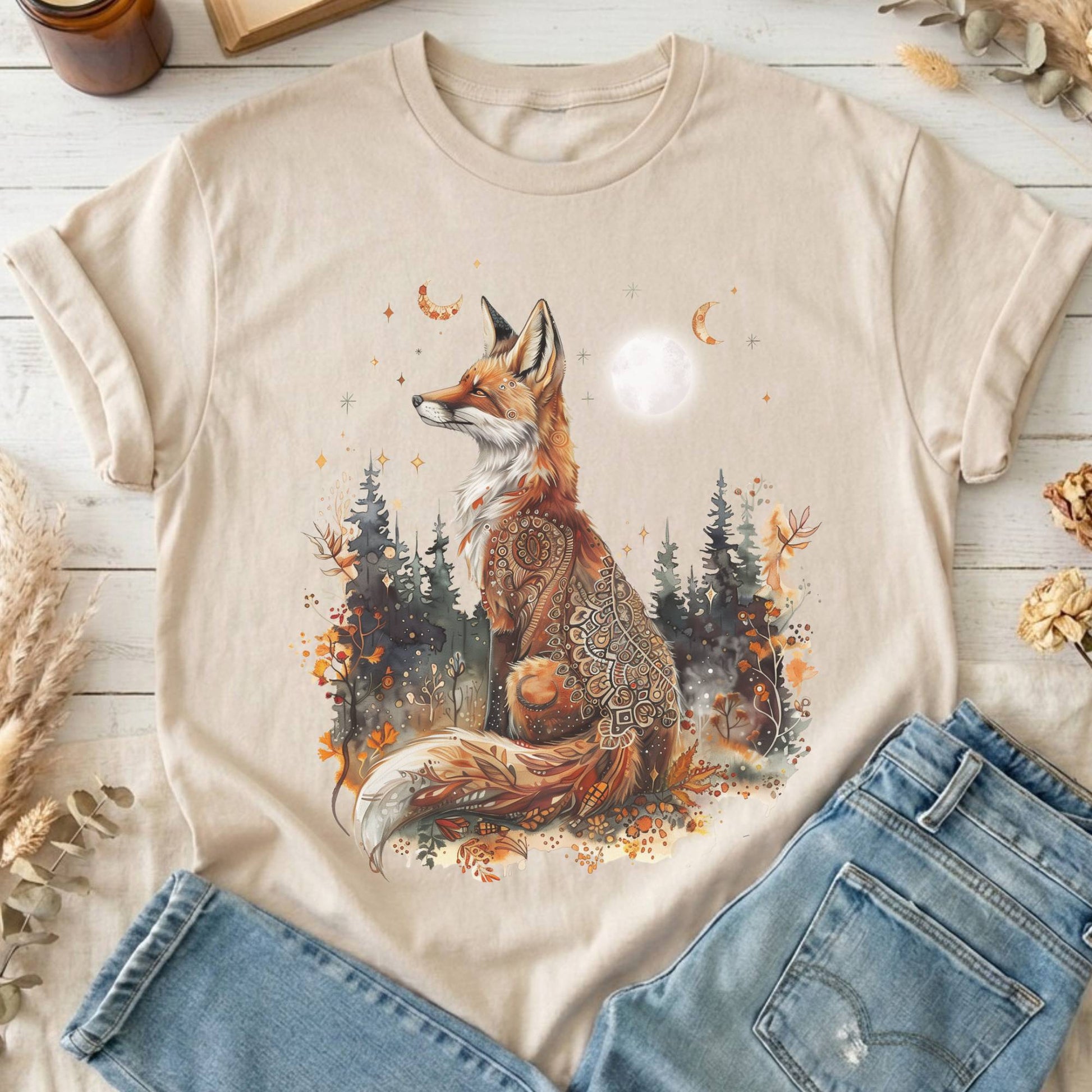 T-Shirt Sand / S Design 211 T-Shirt The Mystic Eden