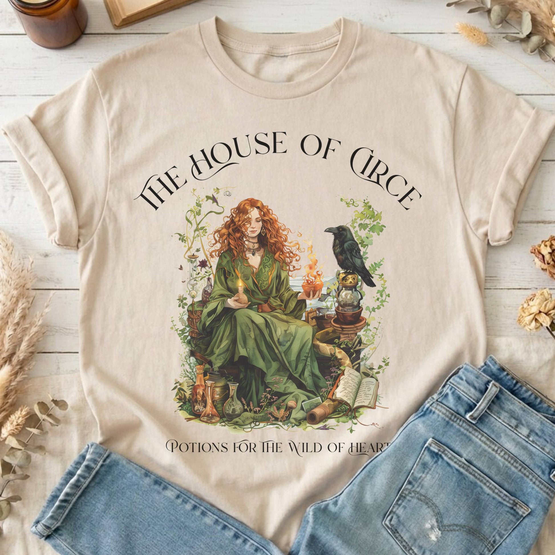 T-Shirt Sand / S Design 214 T-Shirt The Mystic Eden