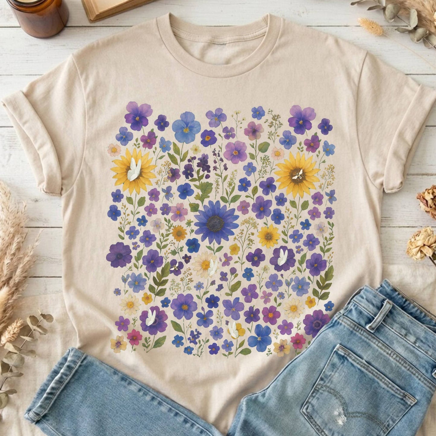 T-Shirt Sand / S Design 227 T-Shirt The Mystic Eden
