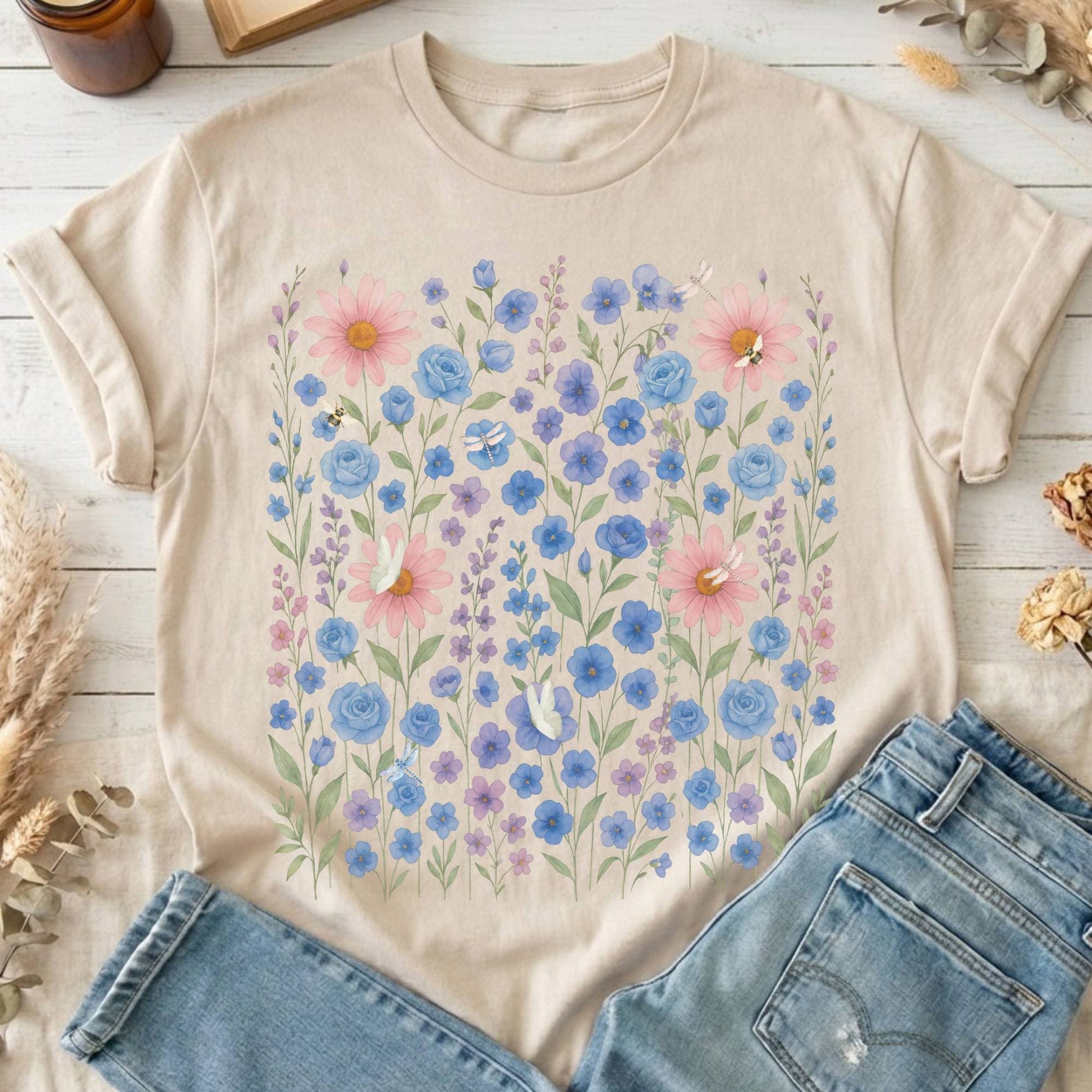T-Shirt Sand / S Design 228 T-Shirt The Mystic Eden
