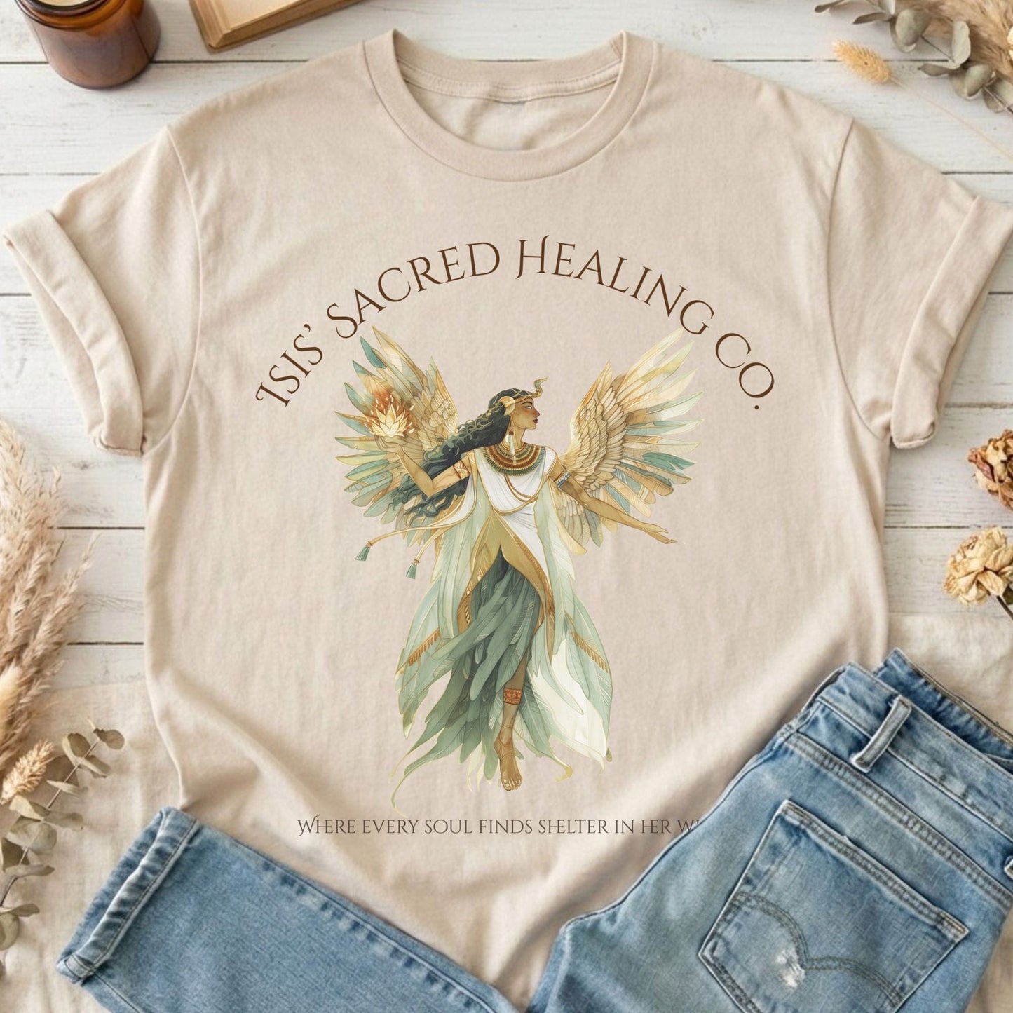 T-Shirt Sand / S Design 263 T-Shirt The Mystic Eden