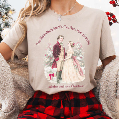 T-Shirt Tan / XS Pride & Prejudice Christmas Tee The Mystic Eden