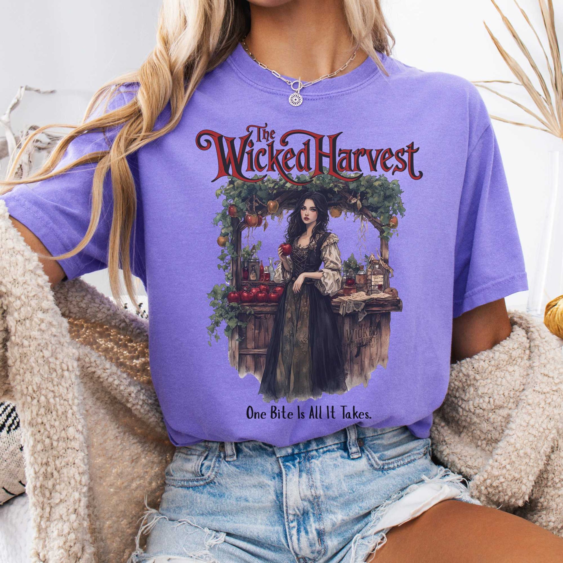 T-Shirt Violet / S The Wicked Harvest Fairytale Shirt The Mystic Eden