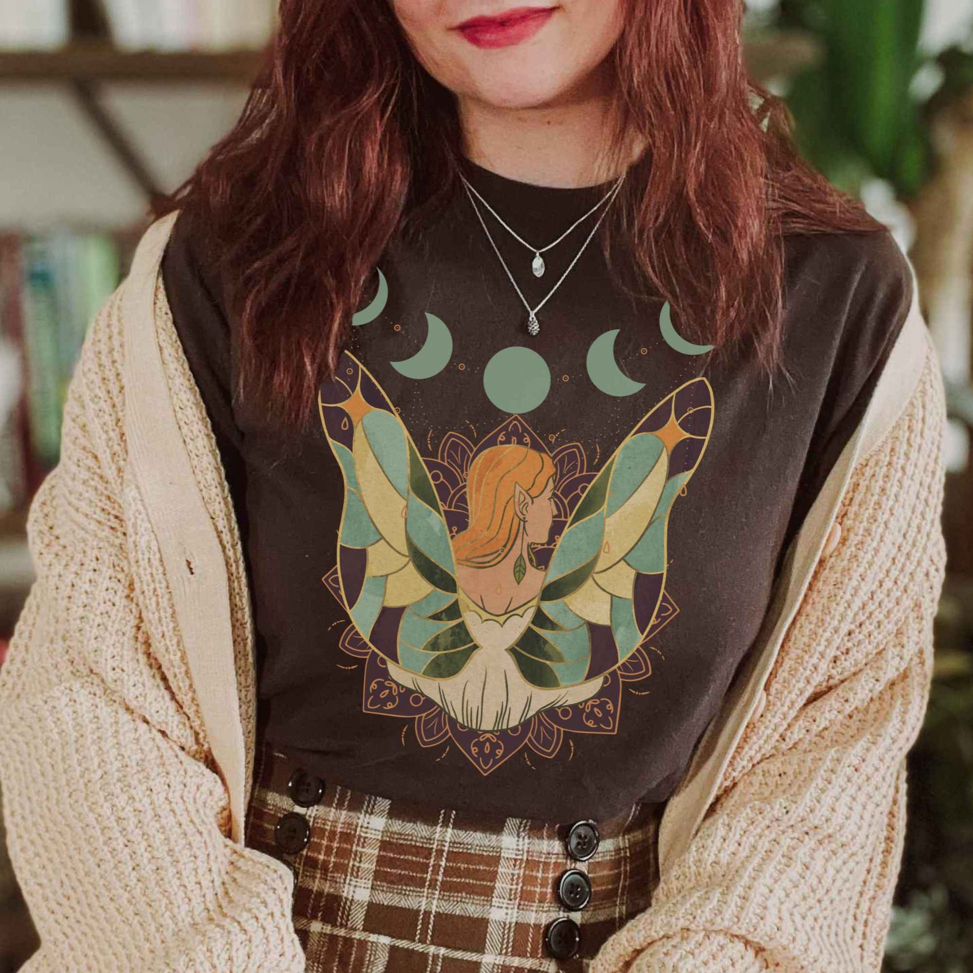 T-Shirt Whimsical Fairycore Shirt The Mystic Eden