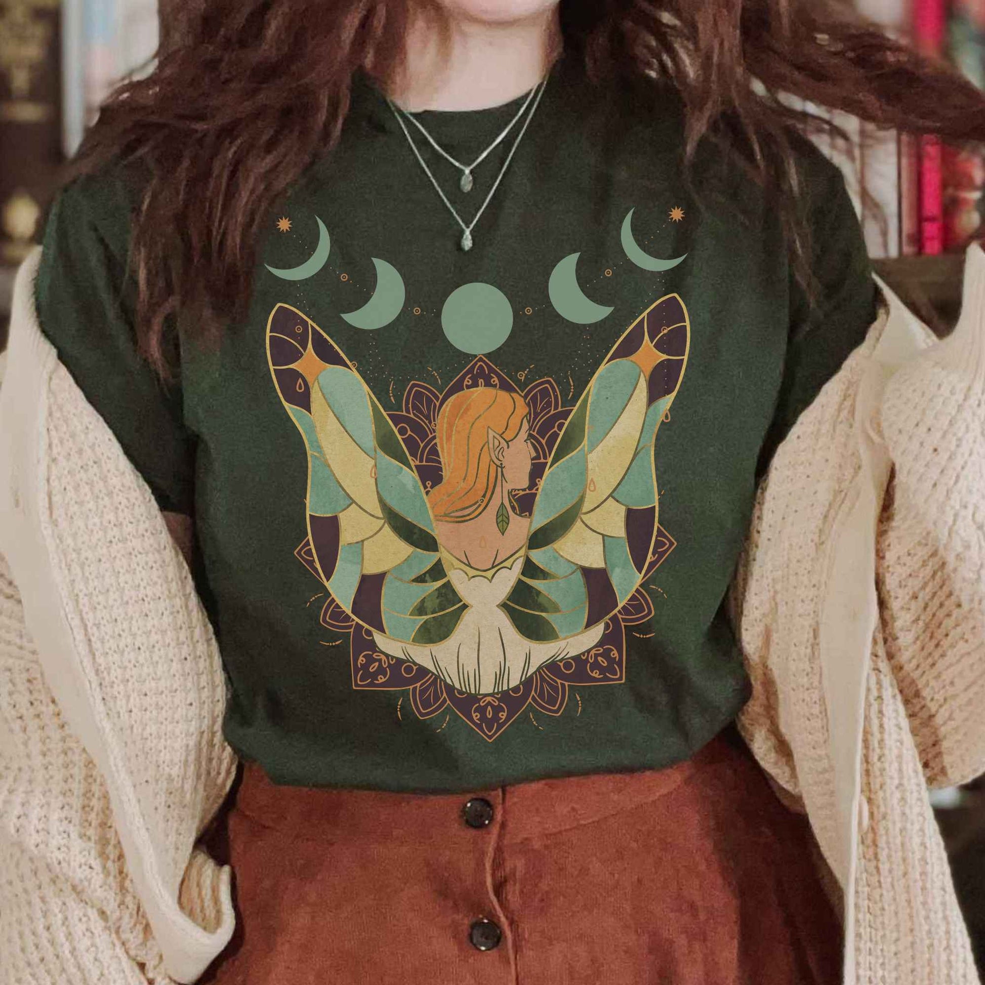 T-Shirt Whimsical Fairycore Shirt The Mystic Eden