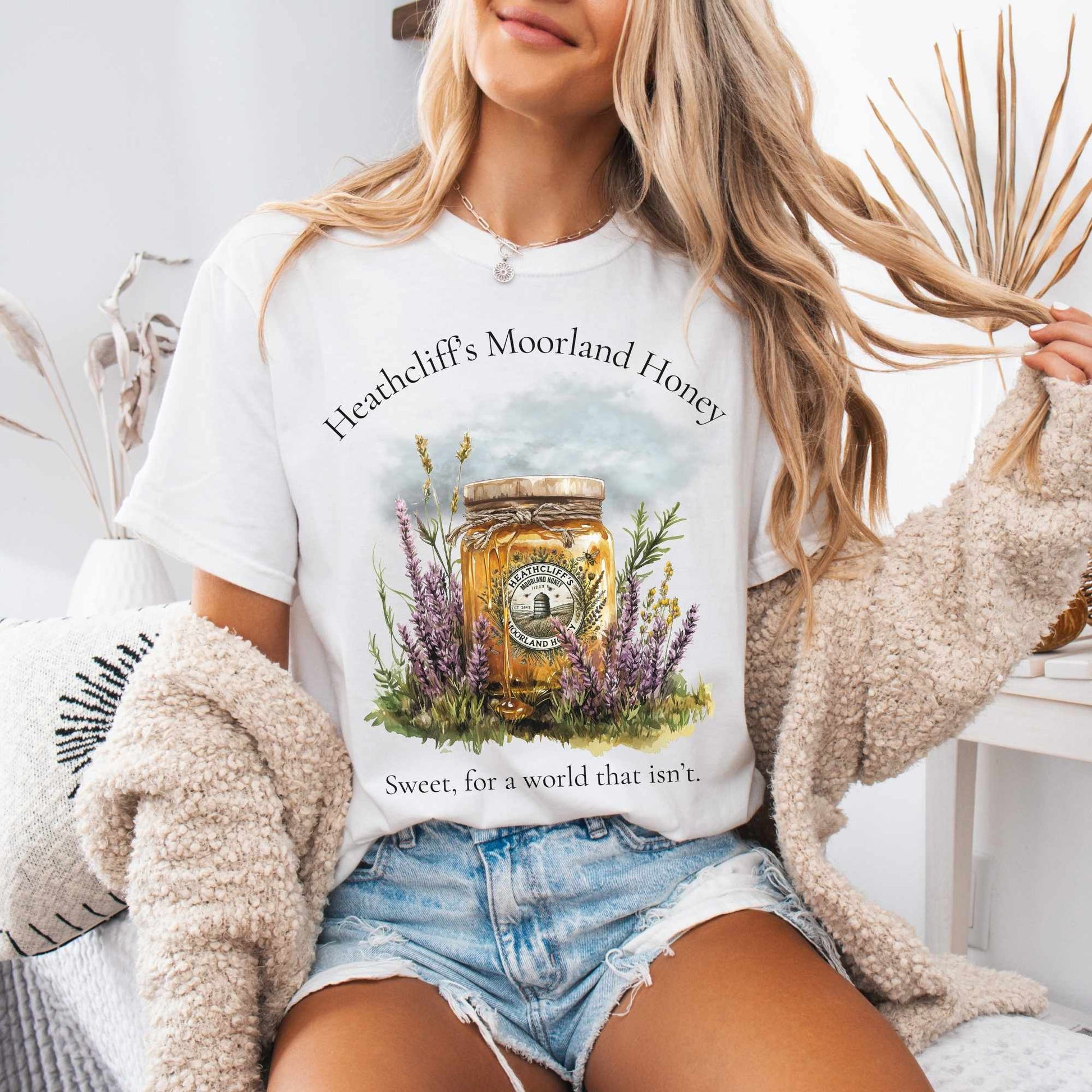 T-Shirt White / S Heathcliff's Moorland Honey Tee The Mystic Eden