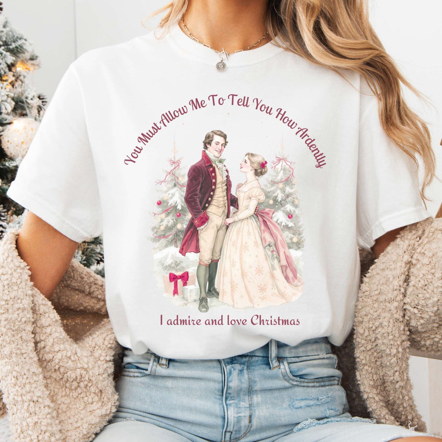 T-Shirt White / S Pride & Prejudice Christmas Tee The Mystic Eden