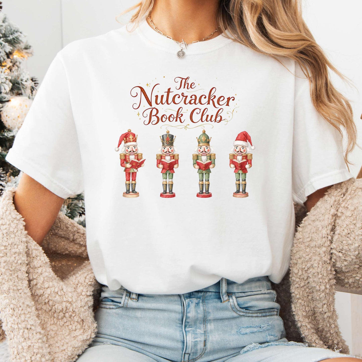 T-Shirt White / S The Nutcracker Book Club Christmas Tee The Mystic Eden