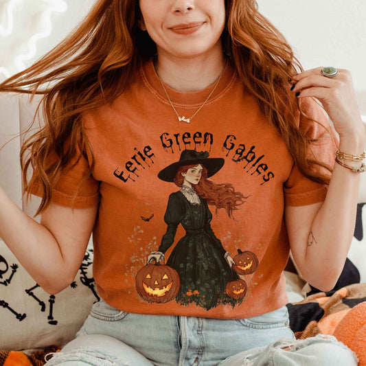 T-Shirt Yam / S Eerie Green Gables Halloween Shirt The Mystic Eden