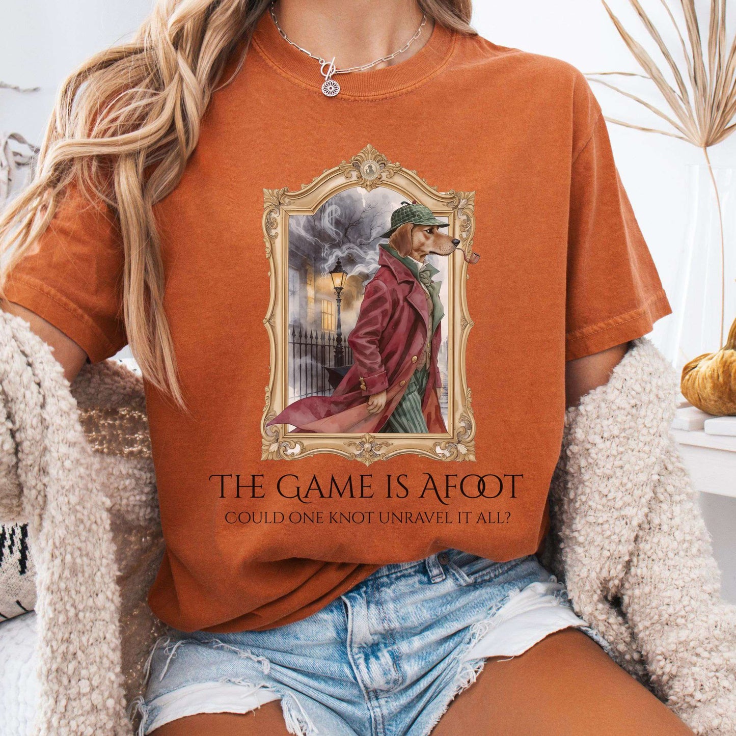 T-Shirt Yam / S The Game Is Afoot Sherlock Holmes Tee The Mystic Eden