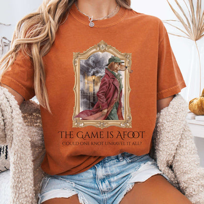 T-Shirt Yam / S The Game Is Afoot Sherlock Holmes Tee The Mystic Eden
