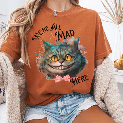 T-Shirt Yam / S Vintage Cheshire Cat Alice in Wonderland T-Shirt The Mystic Eden