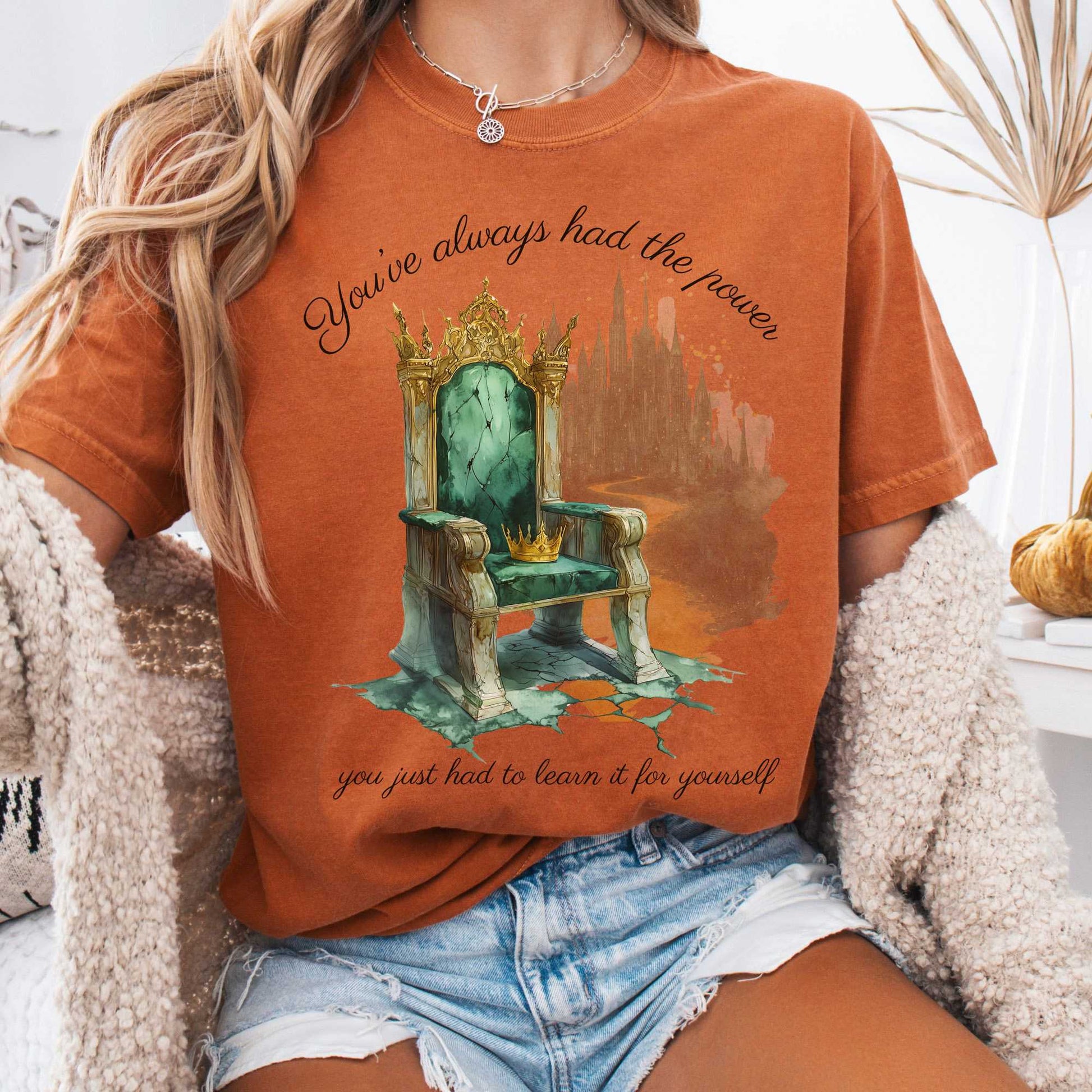 T-Shirt Yam / S You've Always Had The Power Bookish Shirt The Mystic Eden