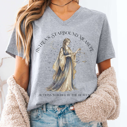T-Shirts Athletic Heather / S Design 288 V-Neck The Mystic Eden