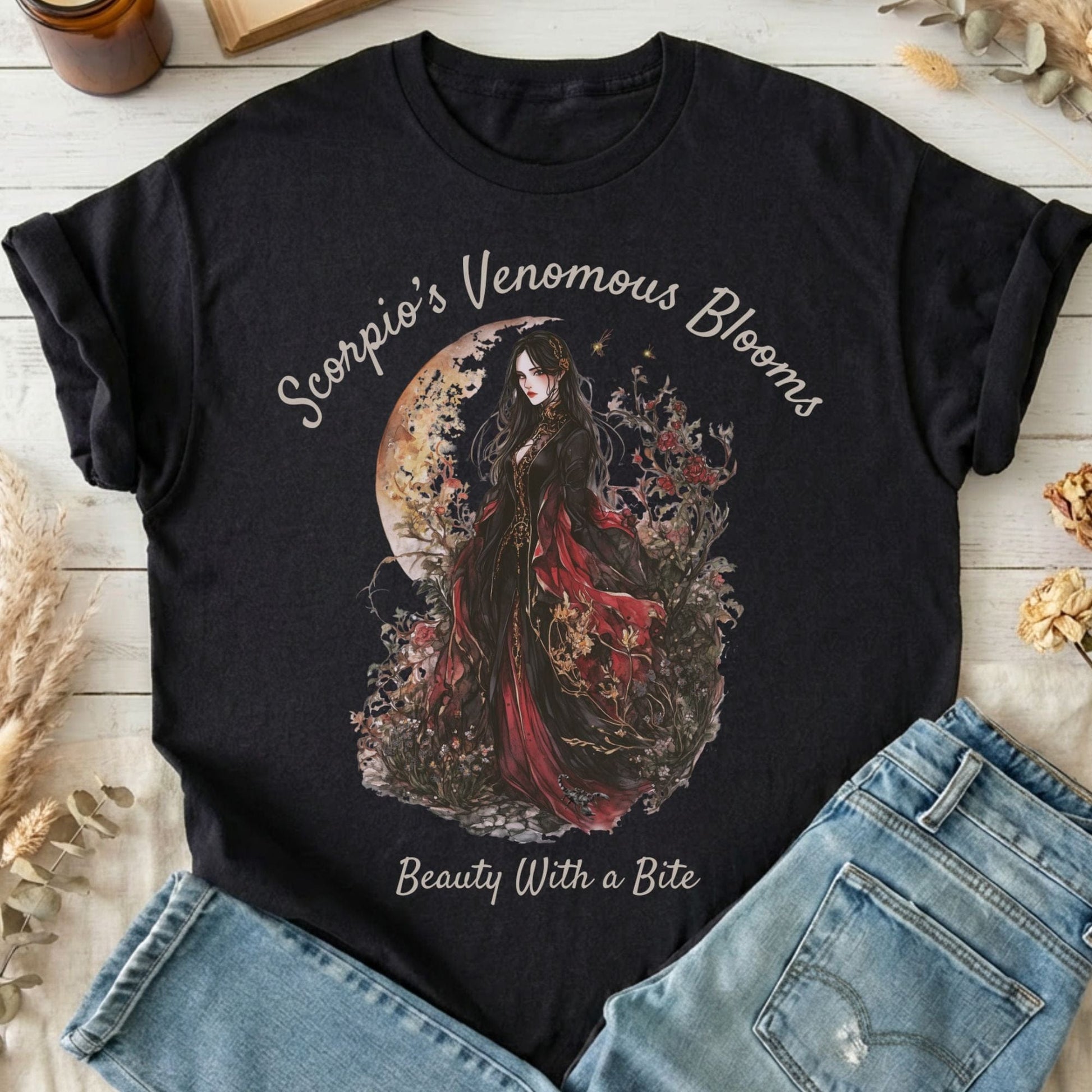 T-Shirts Black / S Design 157 T-Shirt The Mystic Eden