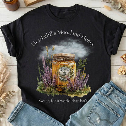 T-Shirts Black / S Heathcliff's Moorland Honey T-Shirt The Mystic Eden
