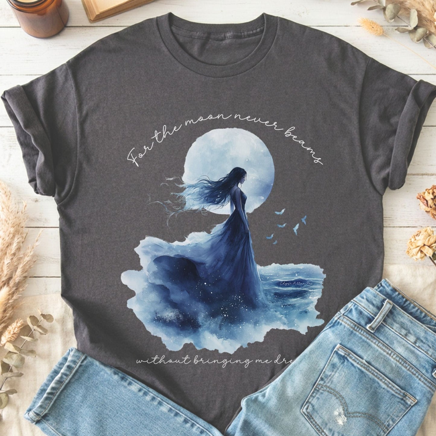 T-Shirts Charcoal / 3XL Design 173 T-Shirt The Mystic Eden