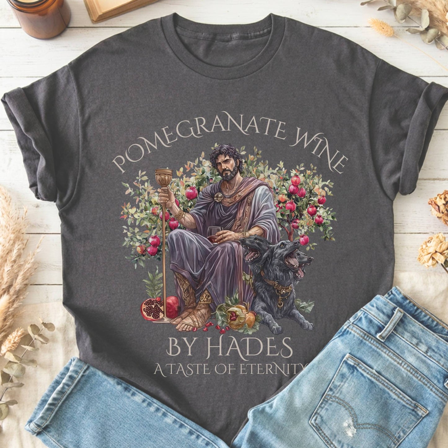 T-Shirts Charcoal / S Design 108 T-Shirt The Mystic Eden