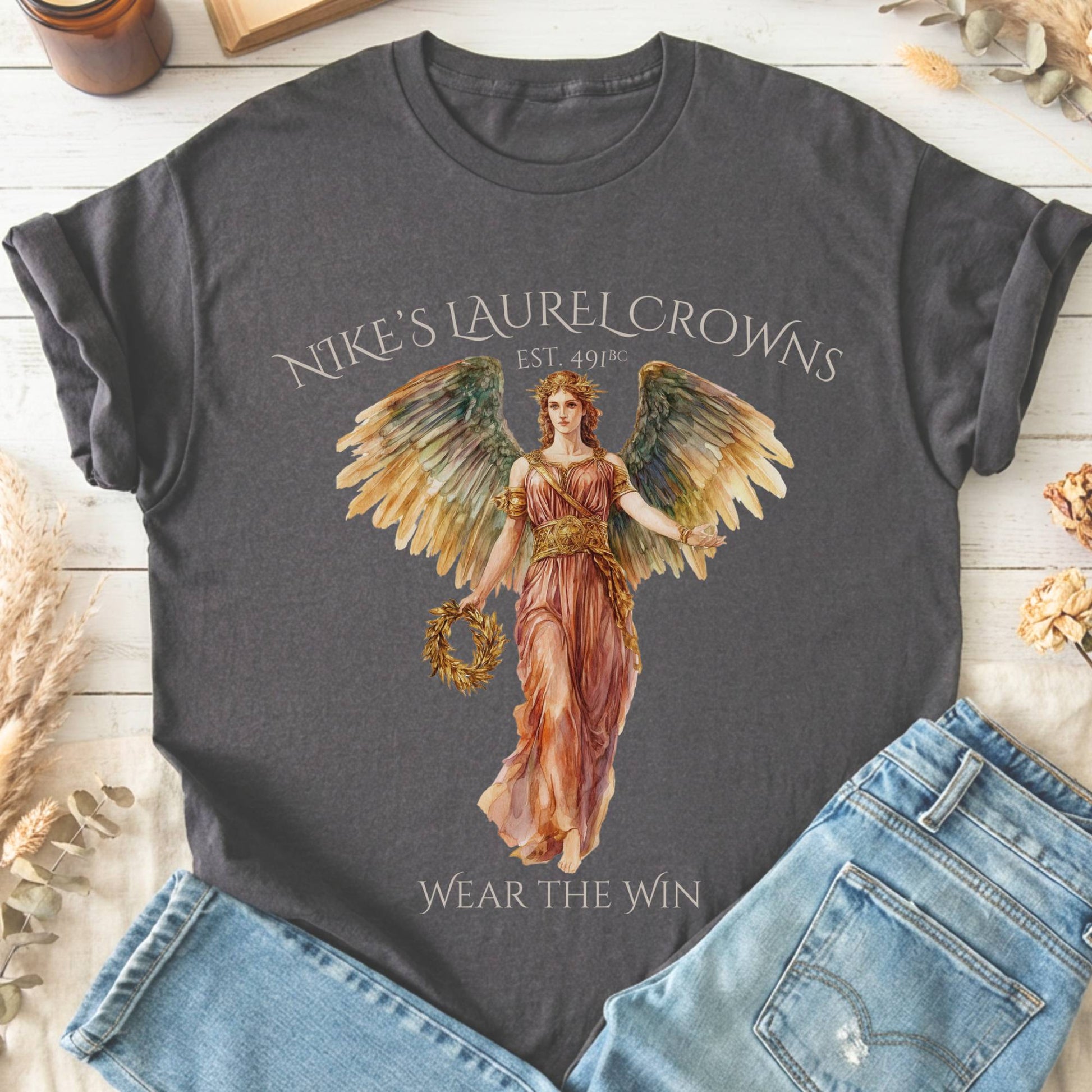 T-Shirts Charcoal / S Design 111 T-Shirt The Mystic Eden