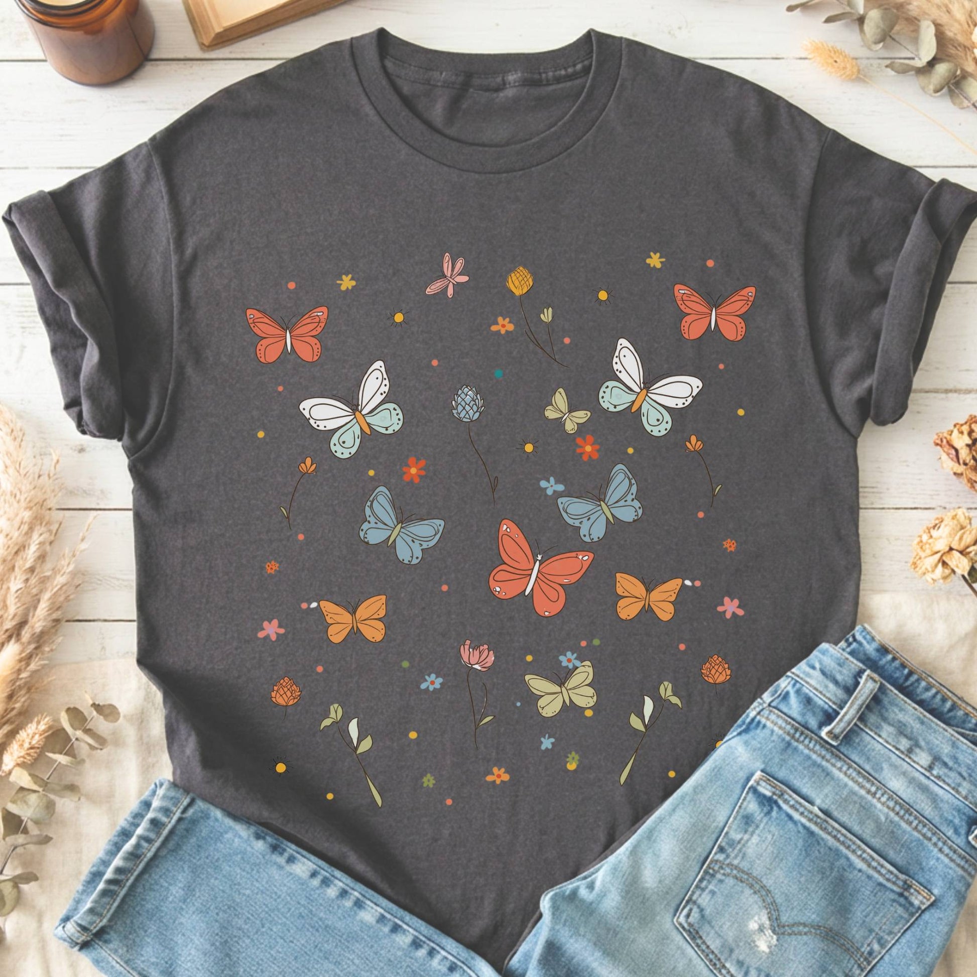 T-Shirts Charcoal / S Design 137 T-Shirt The Mystic Eden