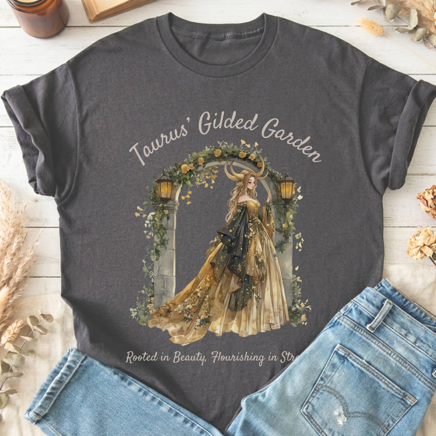 T-Shirts Charcoal / S Design 152 T-Shirt The Mystic Eden