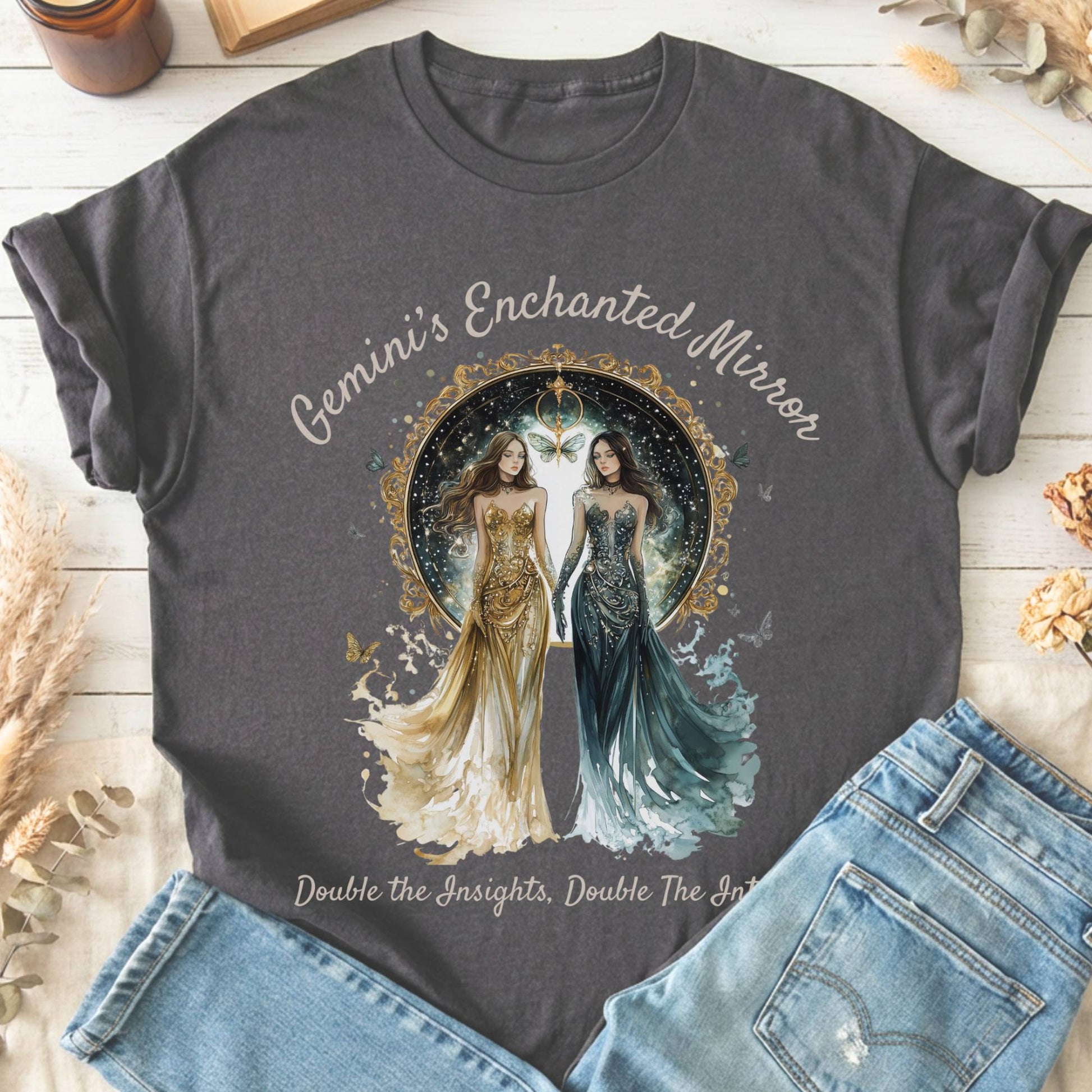 T-Shirts Charcoal / S Design 153 T-Shirt The Mystic Eden