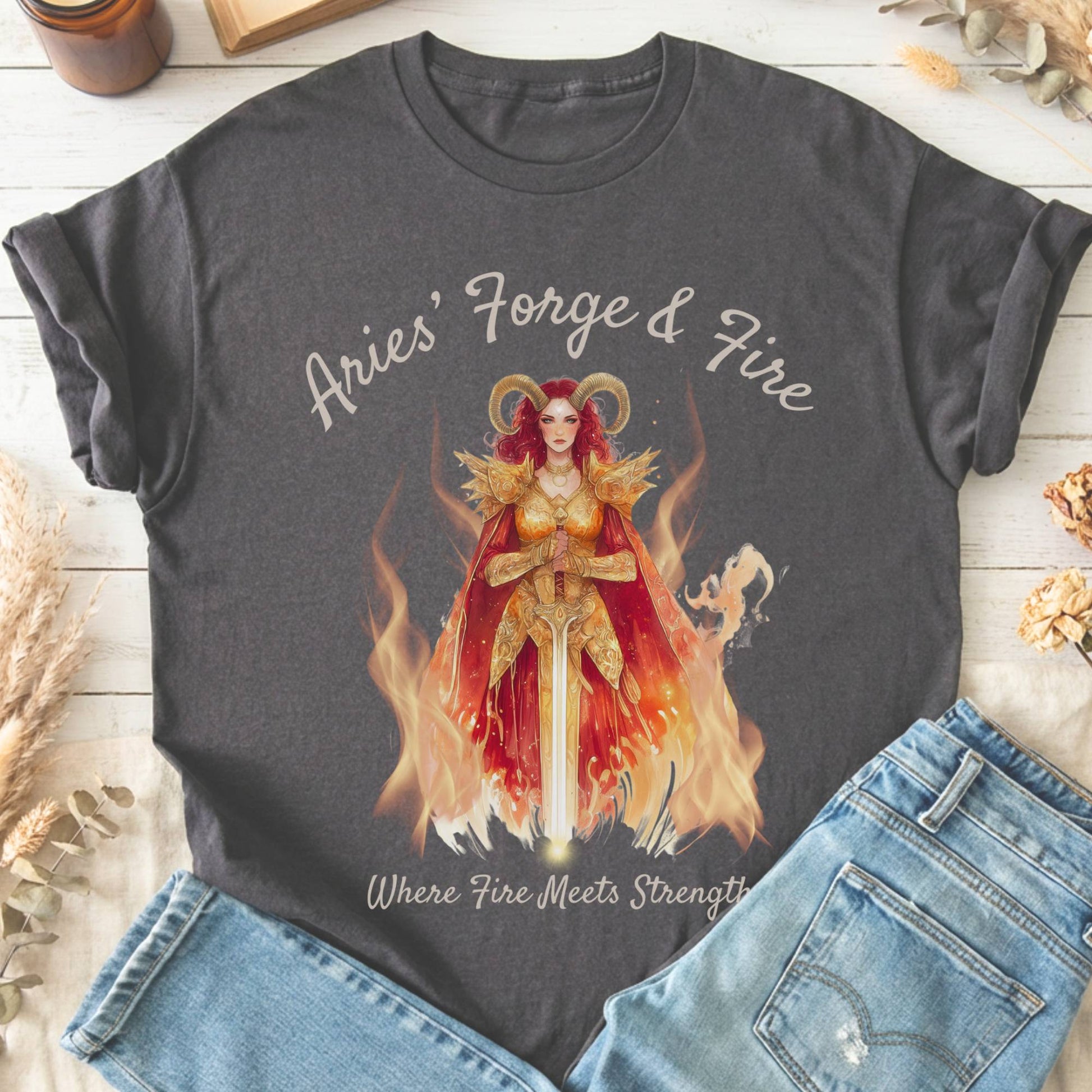 T-Shirts Charcoal / S Design 155 T-Shirt The Mystic Eden