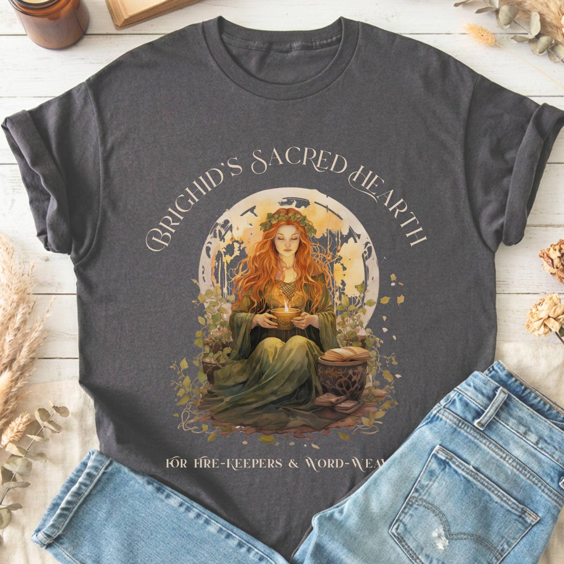 T-Shirts Charcoal / S Design 216 T-Shirt The Mystic Eden