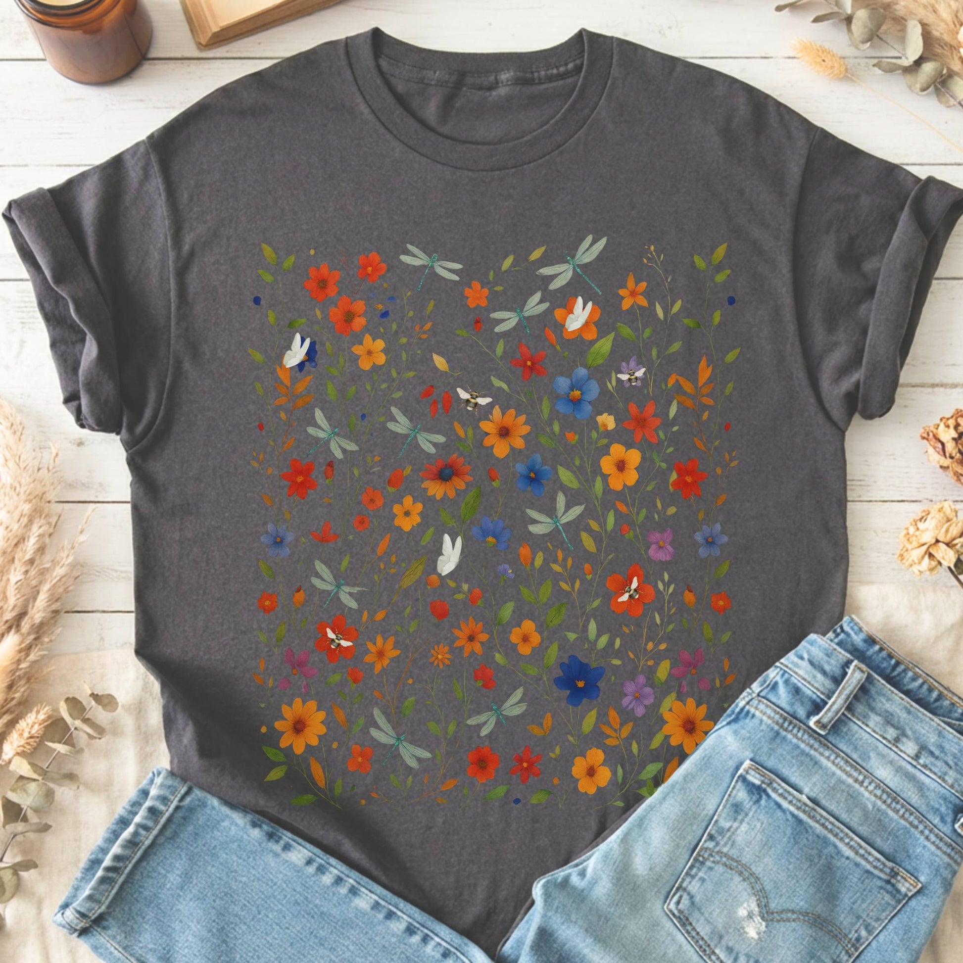 T-Shirts Charcoal / S Design 226 T-Shirt The Mystic Eden