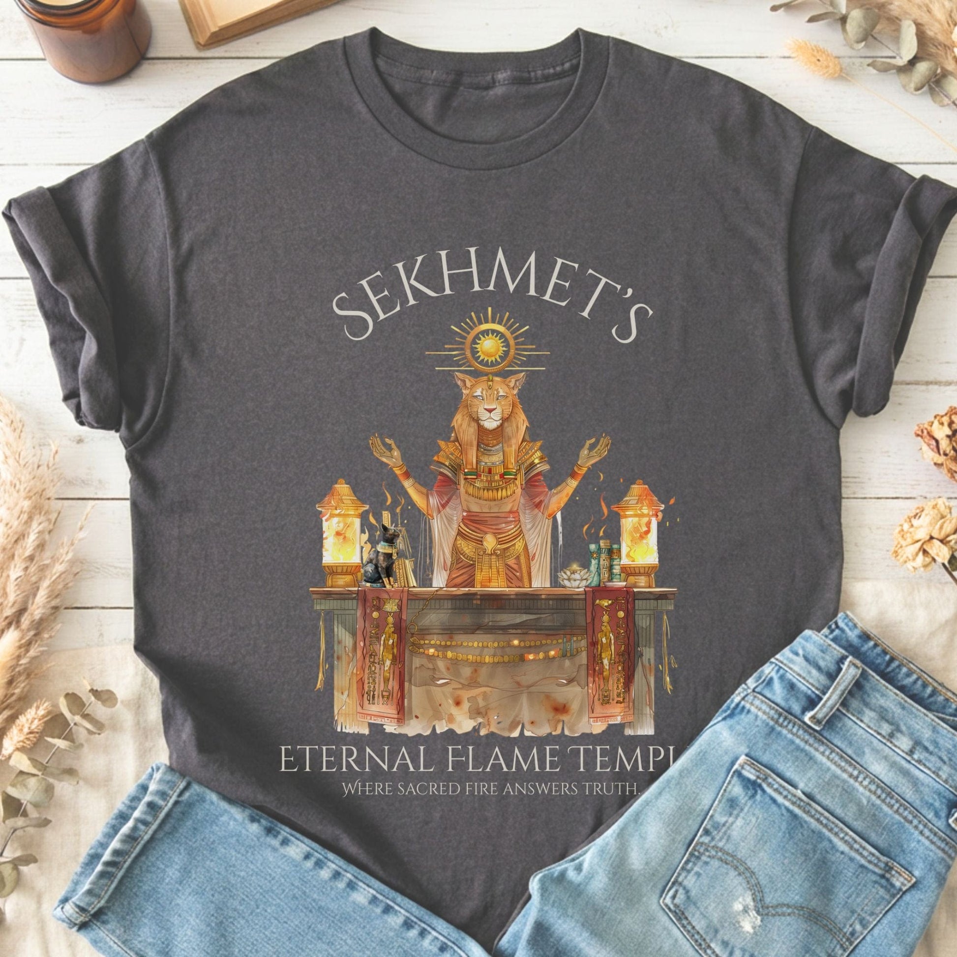 T-Shirts Charcoal / S Design 264 T-Shirt The Mystic Eden