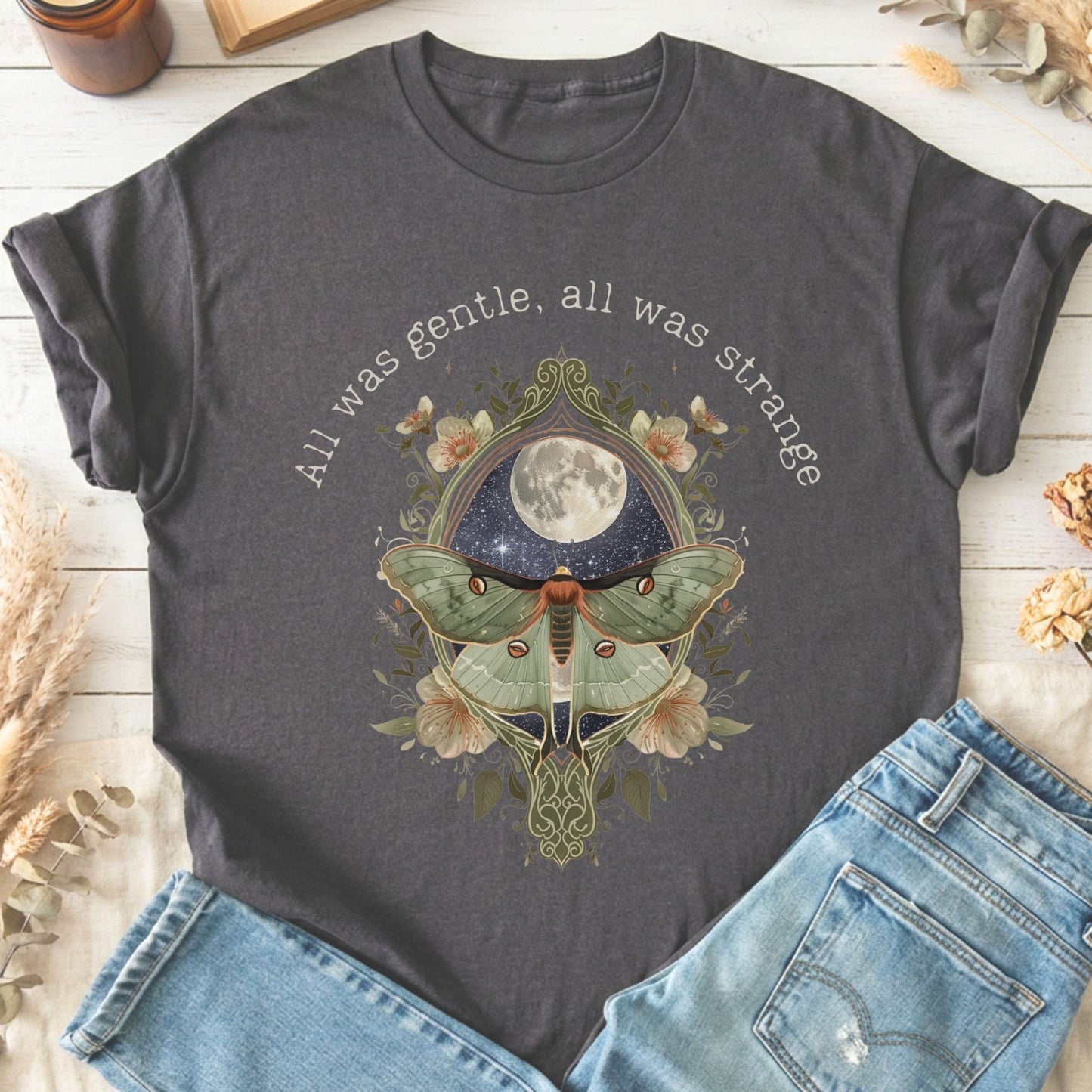 T-Shirts Charcoal / S Design 267 T-Shirt The Mystic Eden