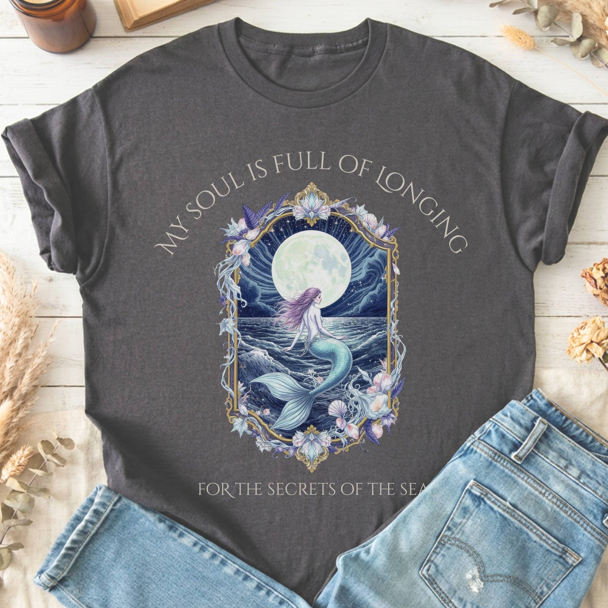 T-Shirts Charcoal / S Design 269 T-Shirt The Mystic Eden