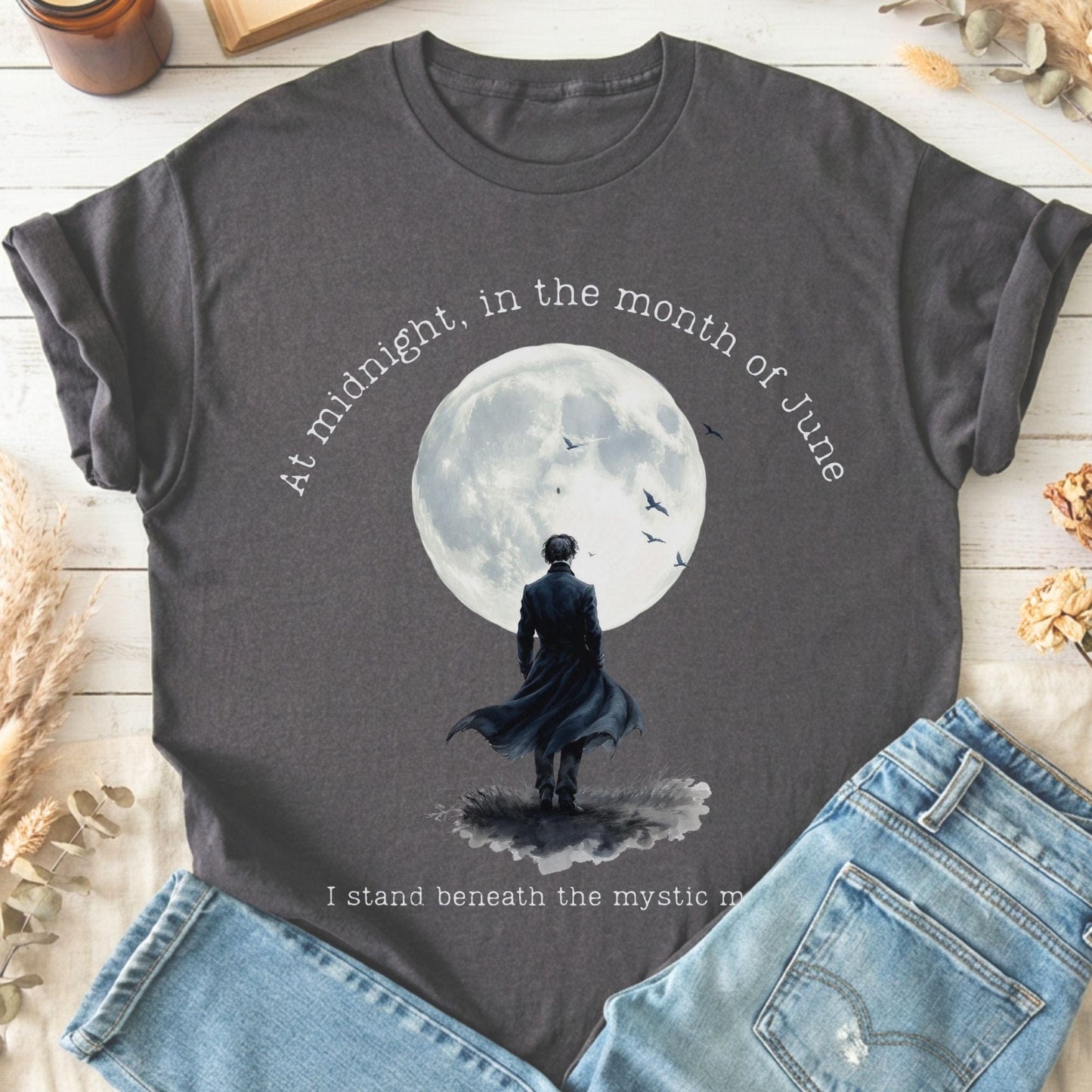 T-Shirts Charcoal / S Design 277 T-Shirt The Mystic Eden