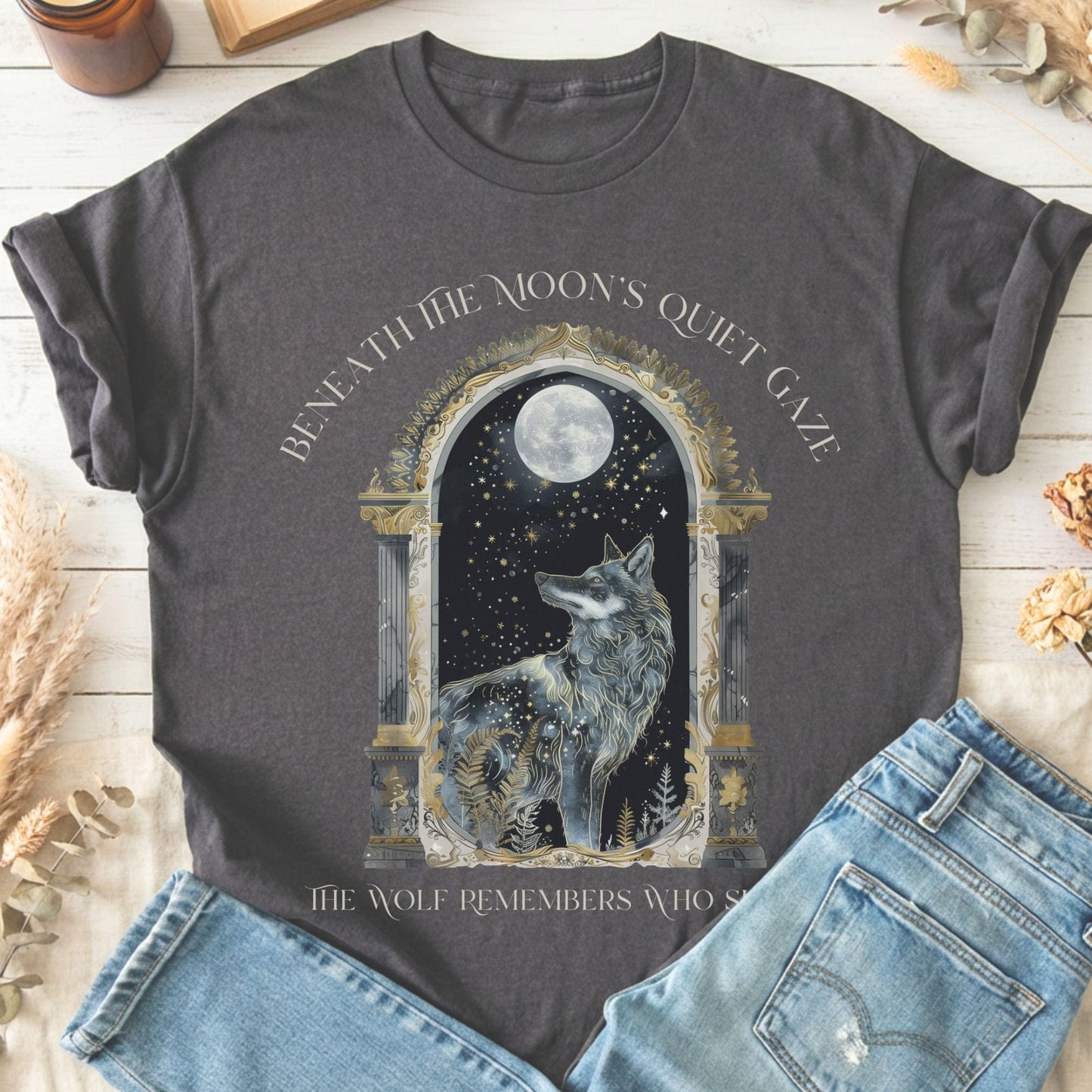 T-Shirts Charcoal / S Design 278 T-Shirt The Mystic Eden