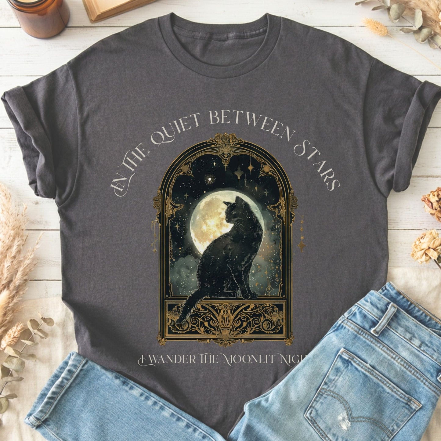 T-Shirts Charcoal / S Design 279 T-Shirt The Mystic Eden